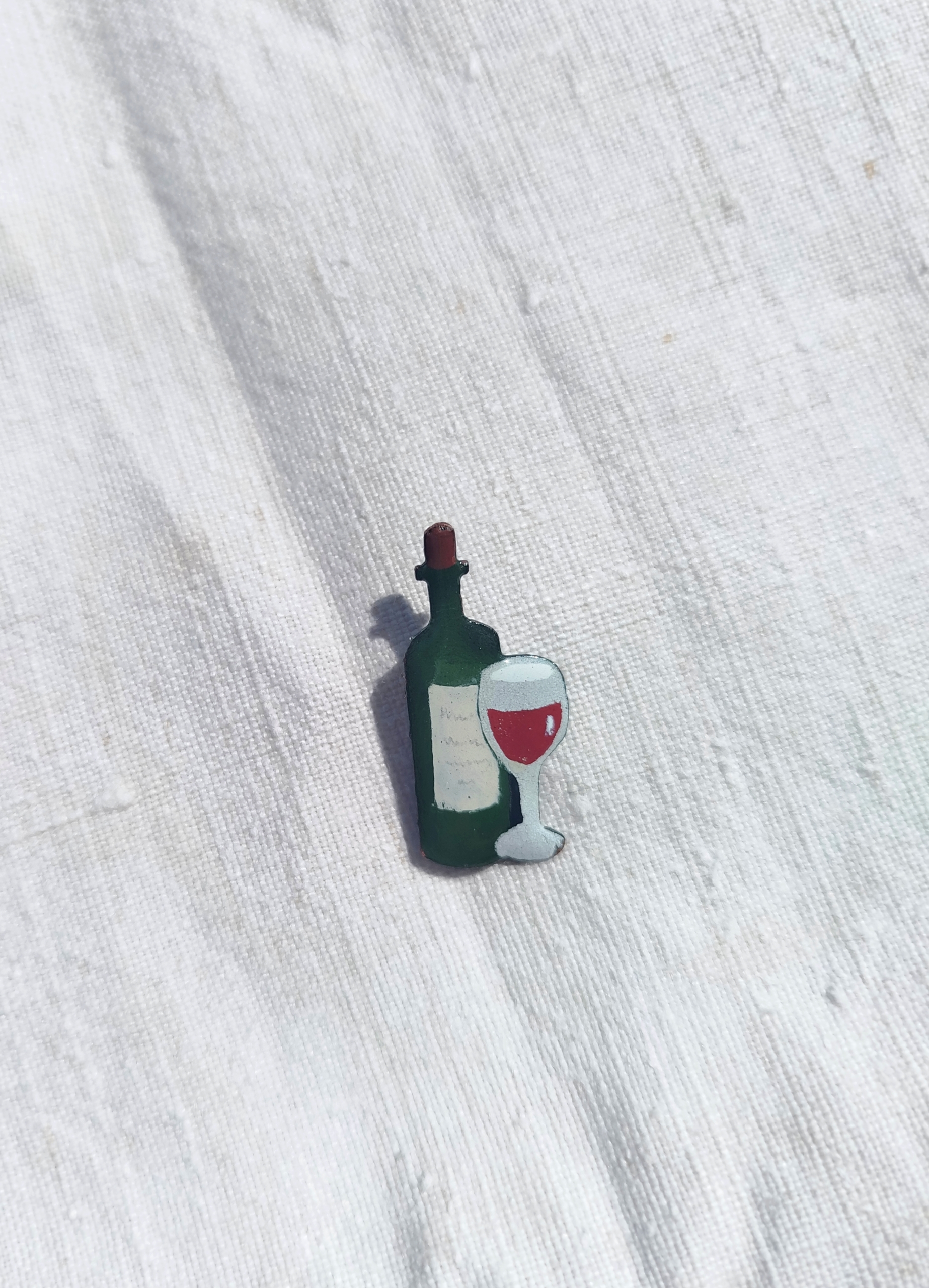 SOMMELIER KITŰZŐ (Borosüveg pohárral) - Image 1