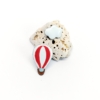 PÁROS KITŰZŐ, HŐLÉGBALLON – Fehér-Piros csíkos - Thumbnail Image 1