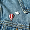 PÁROS KITŰZŐ, HŐLÉGBALLON – Fehér-Piros csíkos - Thumbnail Image 3